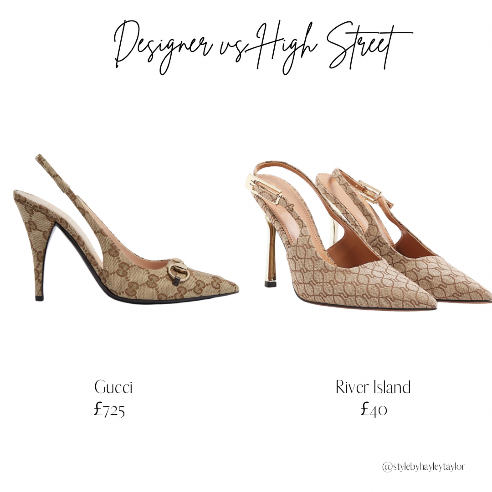 Designer vs High Street ✨ the Gucci slingback pump is a such timeless & classic piece of footwear that will elevate any outfit. The big question is; Splurge or Save? 

#LTKstyletip #LTKluxury #LTKshoes