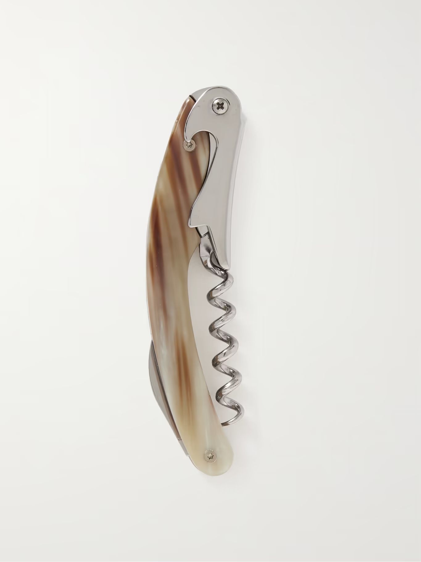 Stainless Steel and Horn Corkscrew | Mr Porter (US & CA)