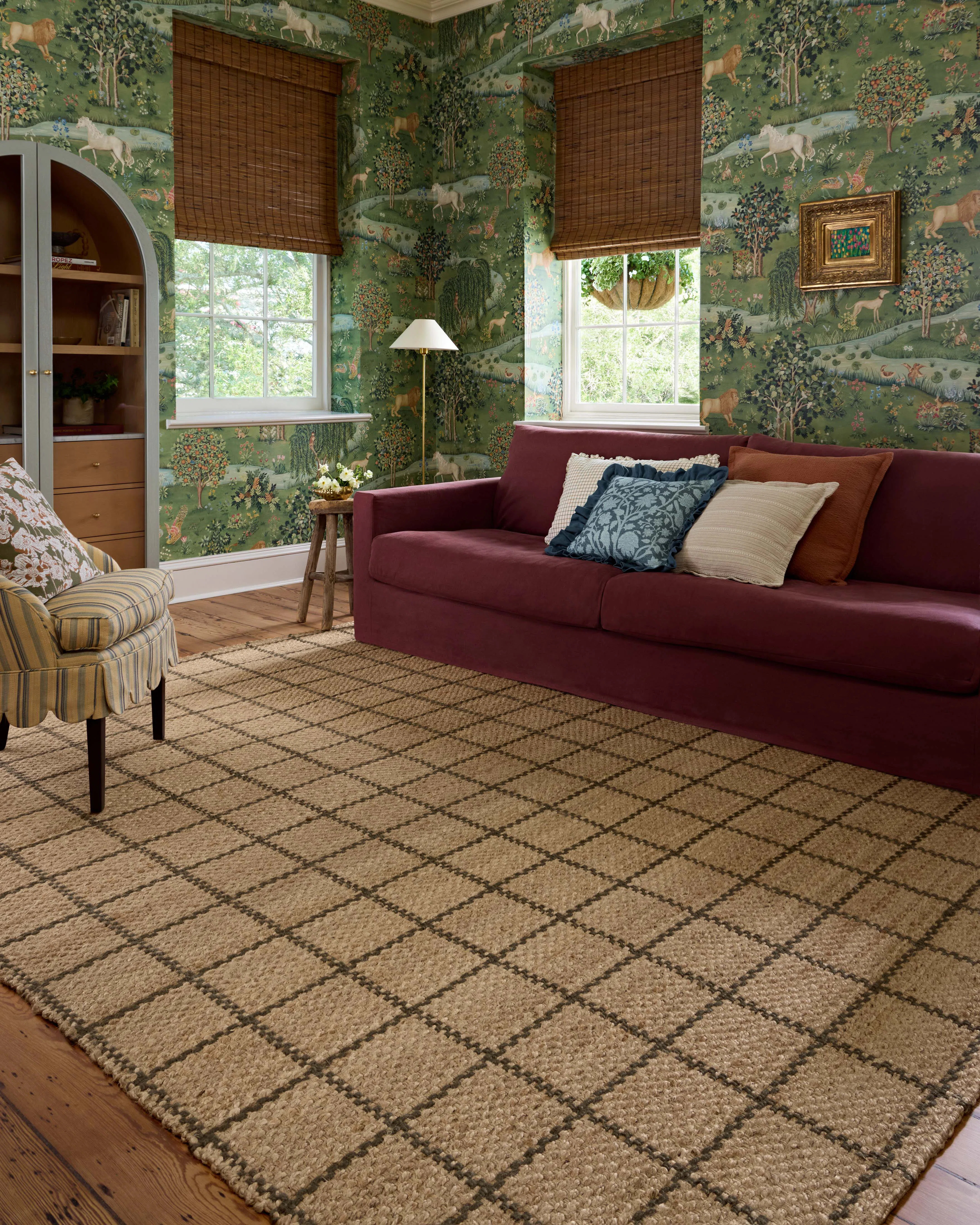 Chris Loves Julia x Loloi Fletcher Natural / Olive Area Rug | Wayfair North America