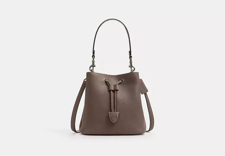Coach Outlet Rowan Bucket Bag - Brown, Size: Medium | Coach Outlet US