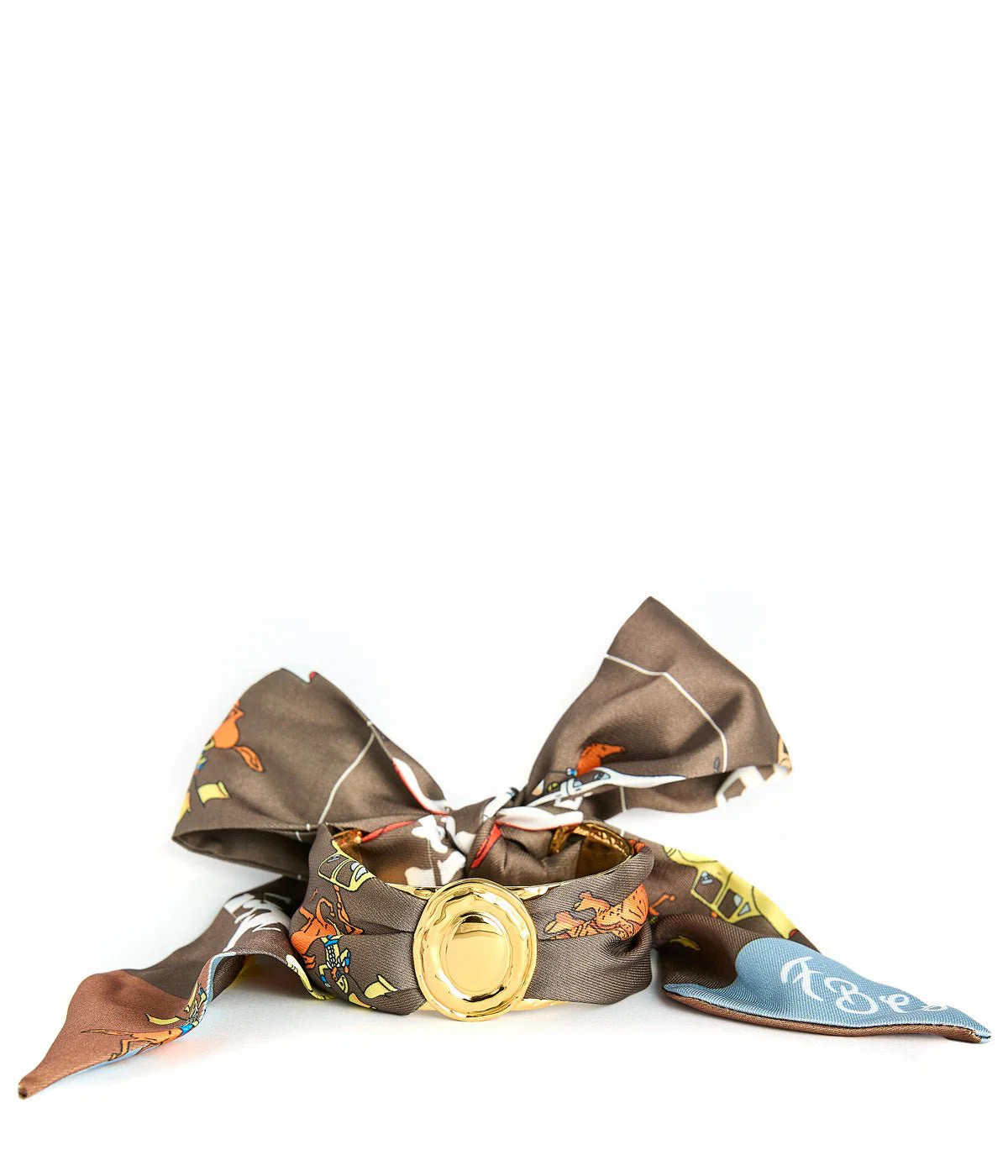 Narrow Gold Scarf Cuff - Penelope | Lisi Lerch Inc