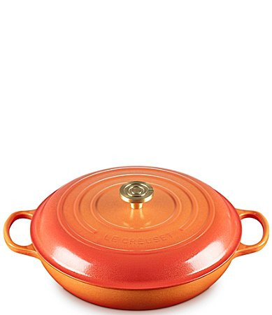 Le Creuset Signature Round Braiser with Crucible Knob 5 Qt. - 5 qt. | Dillard's