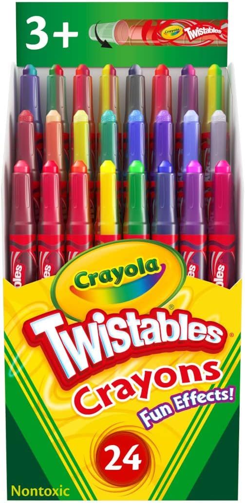 Crayola Twistables Crayons, Fun Effects, Gift for Kids, 24 Count | Amazon (US)