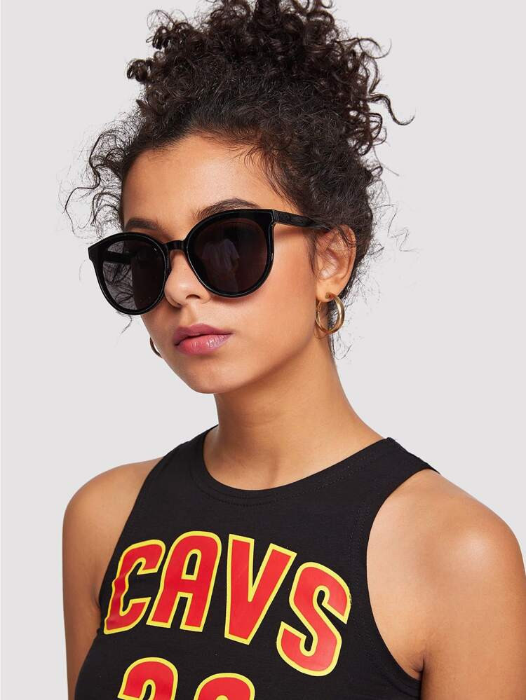 Acrylic Frame Fashion Glasses | SHEIN