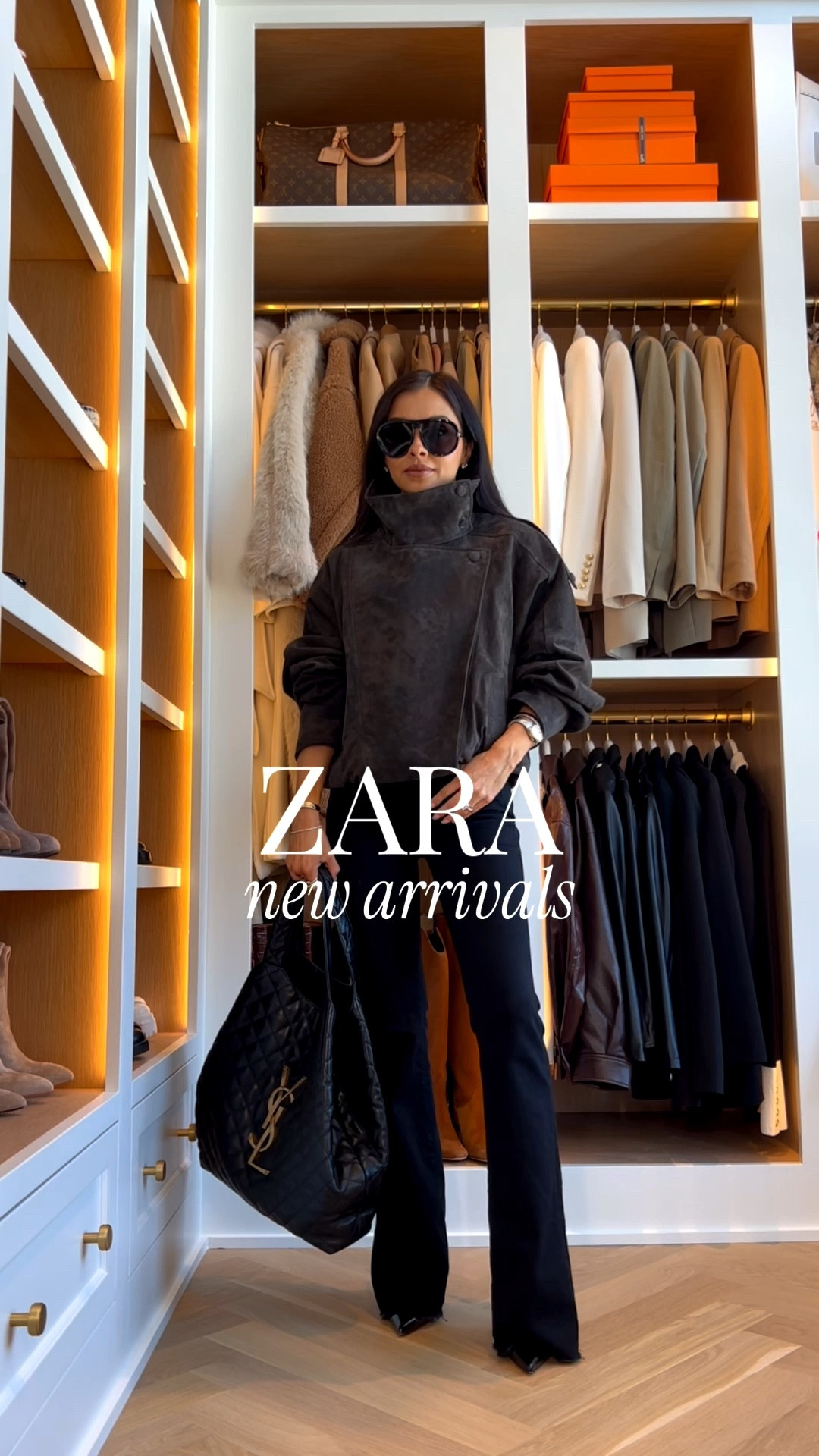 Zara new arrivals 
Zara suede bomber jacket in new charcoal color
Zara viral jacket in brown 
Wearing an XS in everything 
Veronica Beard denim wearing a 24 - run TTS 
Mother denim wearing a 24 - run TTS 
Levis ecru jeans wearing a 24 - run TTS 


#LTKOver40 #LTKootd #LTKSeasonal