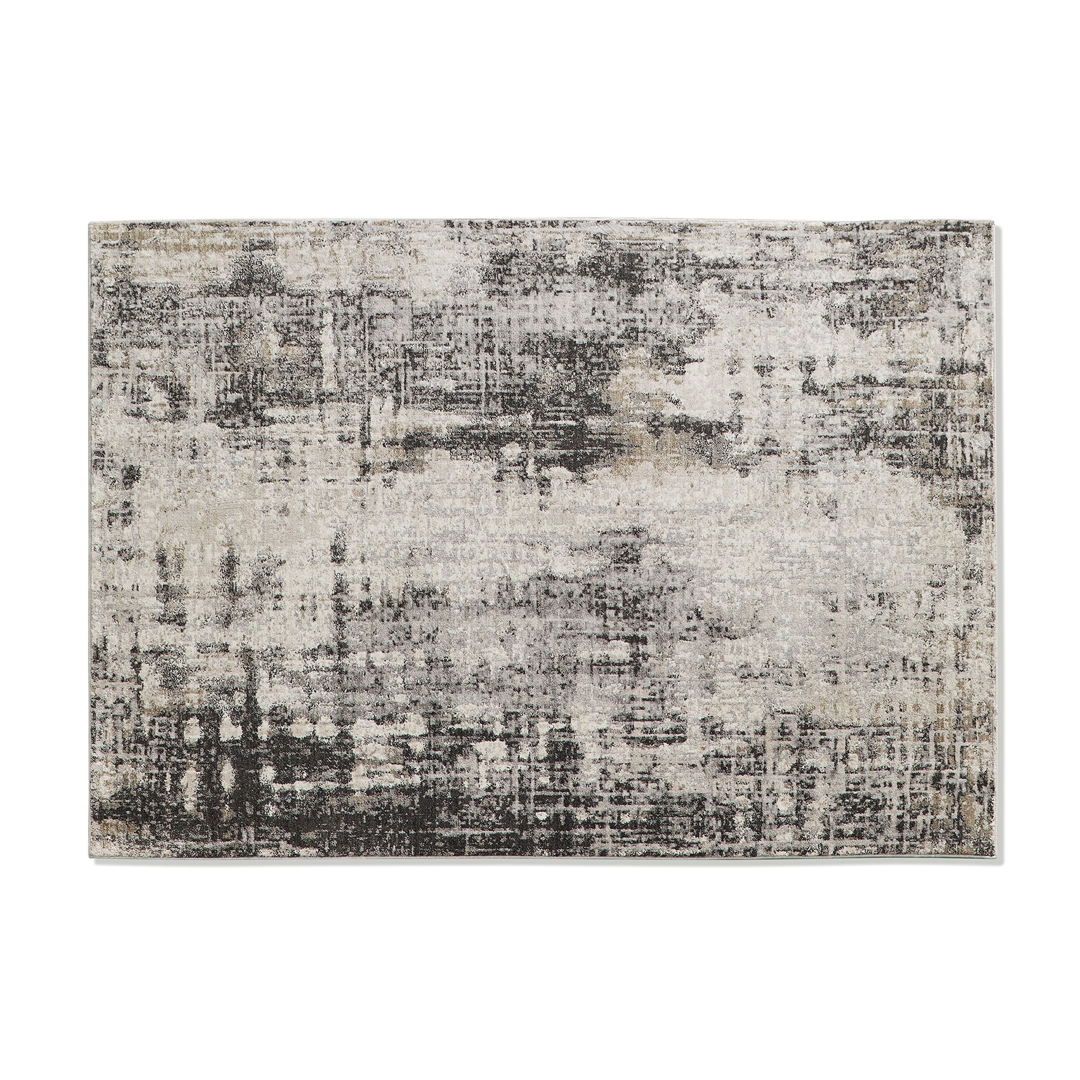 Better Homes & Gardens Gray/Tan Tufted Abstract Area Rug, 5' x 7' | Walmart (US)