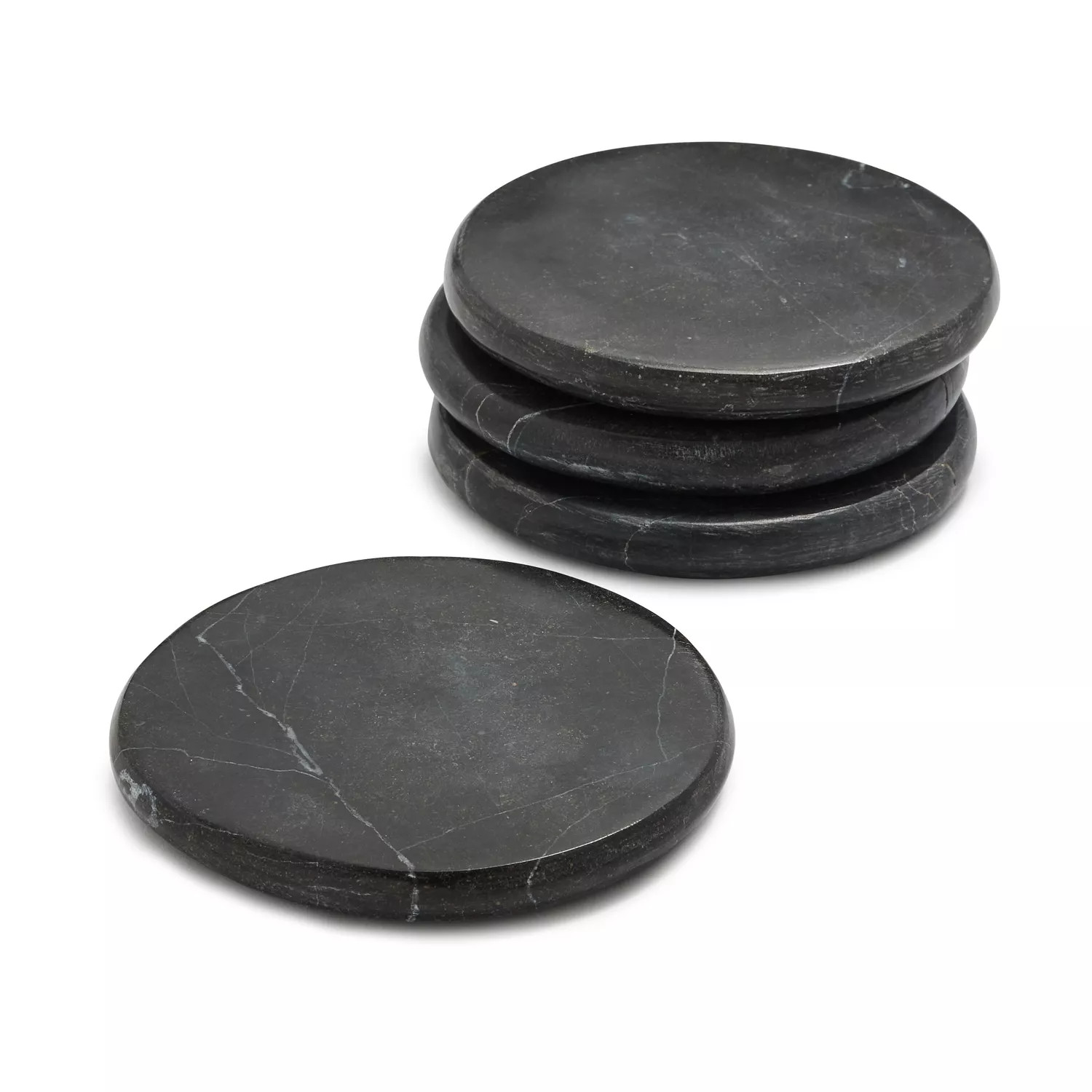 Sur La Table Marquina Marble Coasters, Set of 4 | Sur La Table