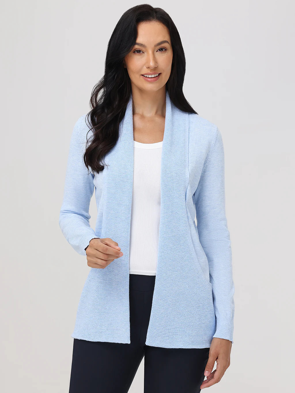 Waffle Stitch J-Pocket Cardigan | 89th + Madison