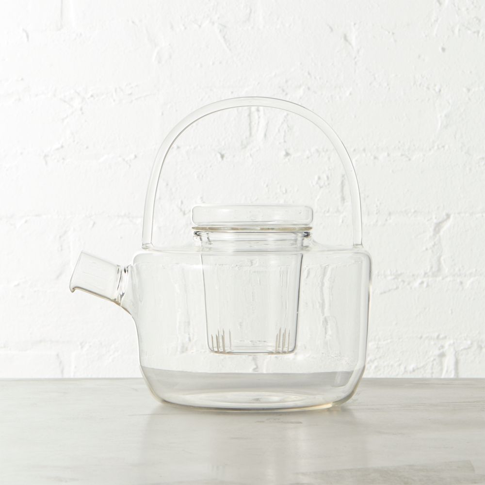 betty glass teapot | CB2