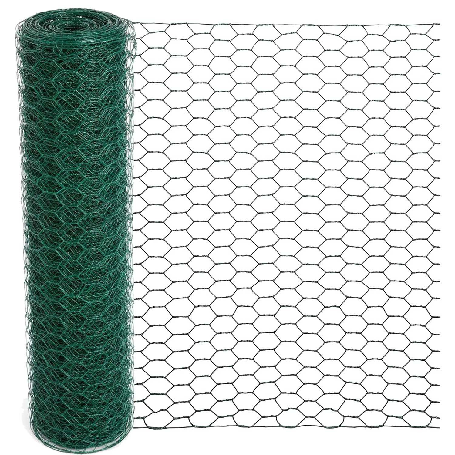 Chicken Wire for Floral Arrangements, 15.7 x 157 Inches Green Mesh, 0.6 Inch Hexagonal Galvanized... | Amazon (US)
