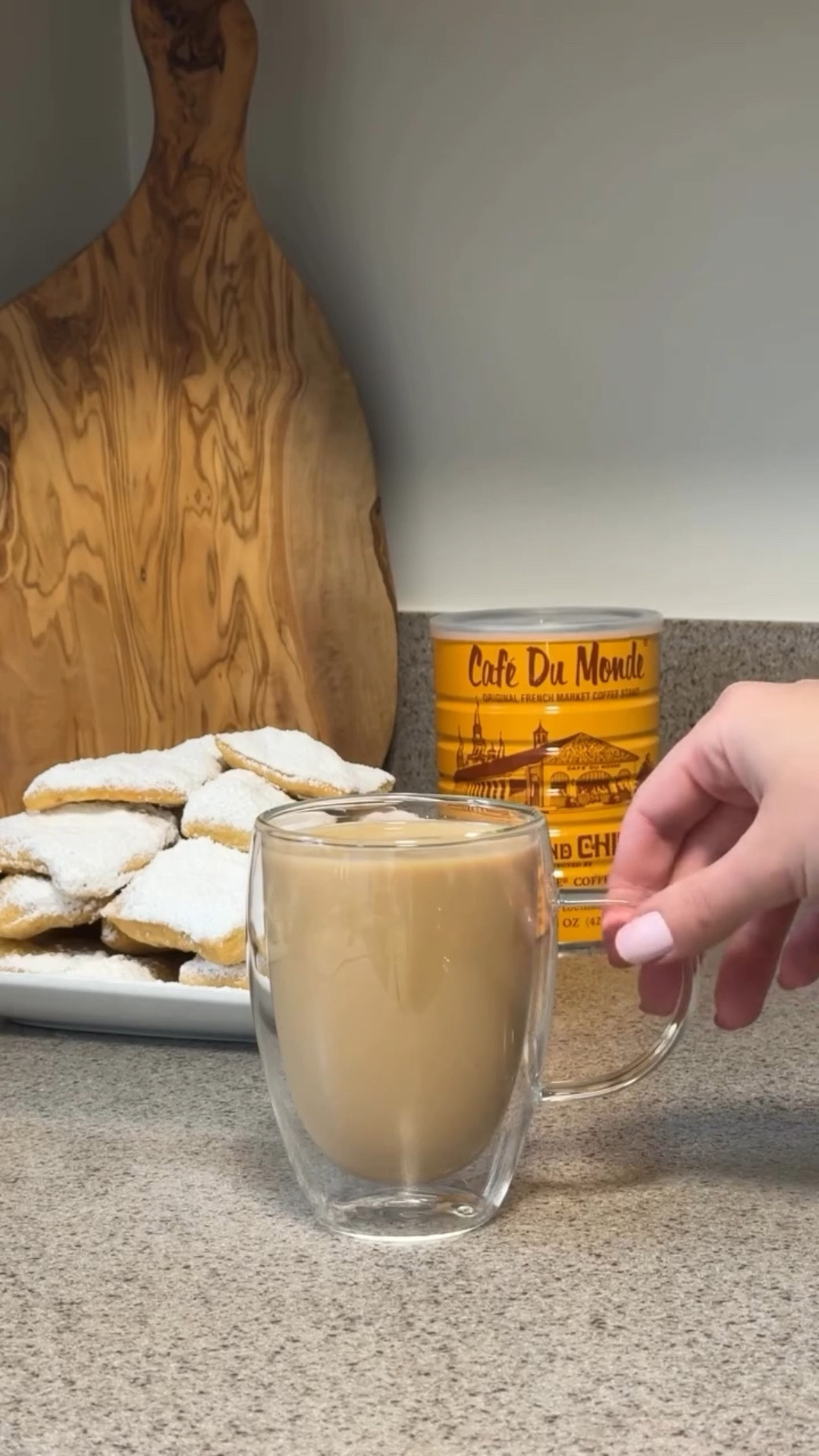 A Princess Tiana–approved breakfast: fresh beignets + a hot café au lait ✨ ☕️
 
@cafedumonde #cafedumonde #cafedumondebeignets #cafedumondecoffee #cafeaulait #beignets

#LTKvlog #LTKSeasonal #LTKfoodie