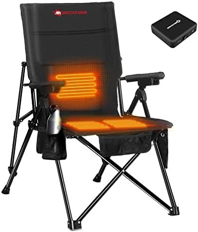 ANTARCTICA GEAR Heated Camping Chair with 12V 16000mAh Battery Pack, Heated Portable Chair, Perfe... | Amazon (US)