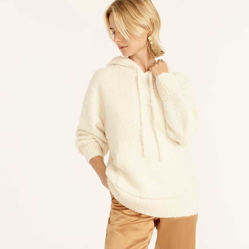 Oversized Italian hooded sweater | J.Crew US