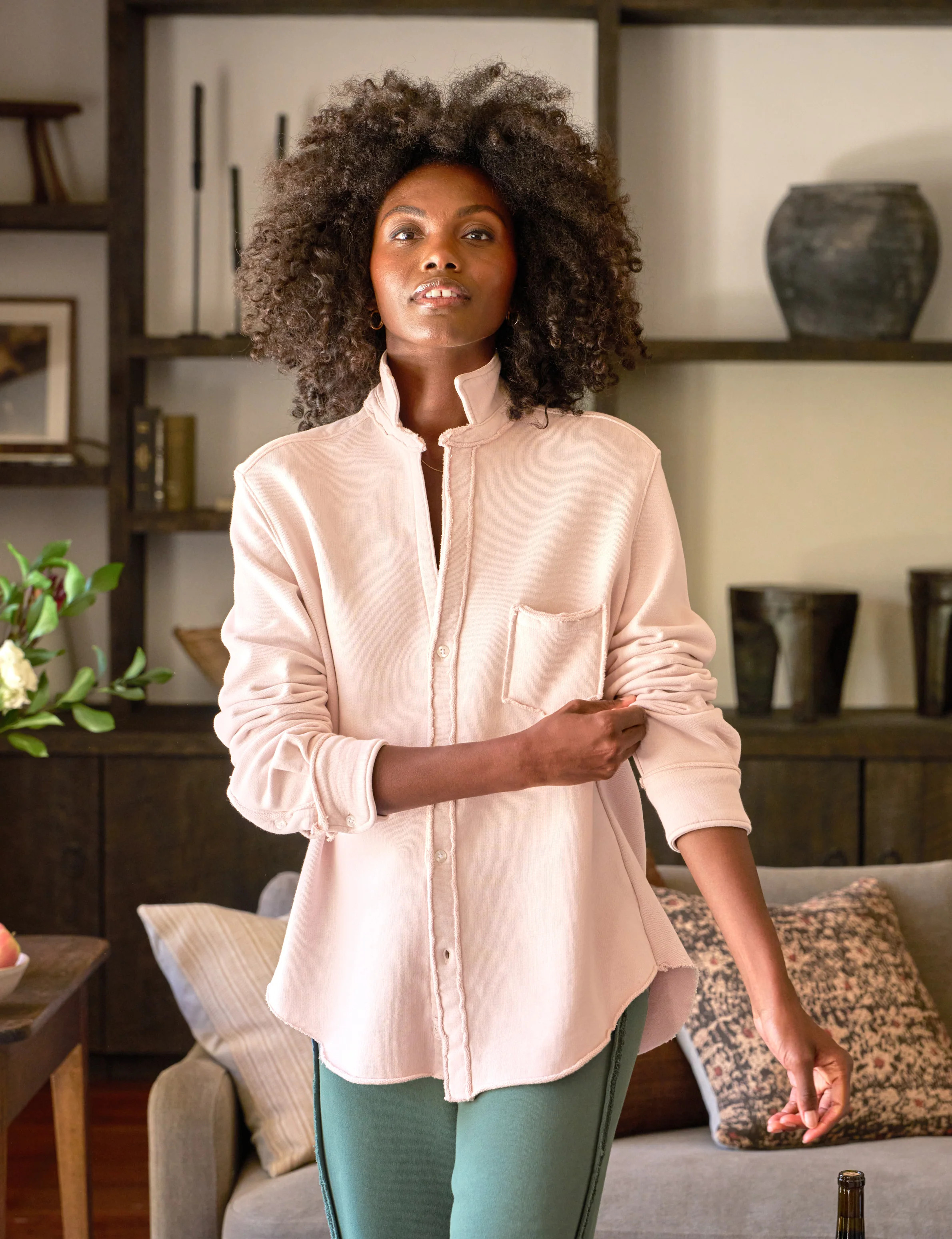 EILEEN Almond, Triple Fleece | Frank & Eileen