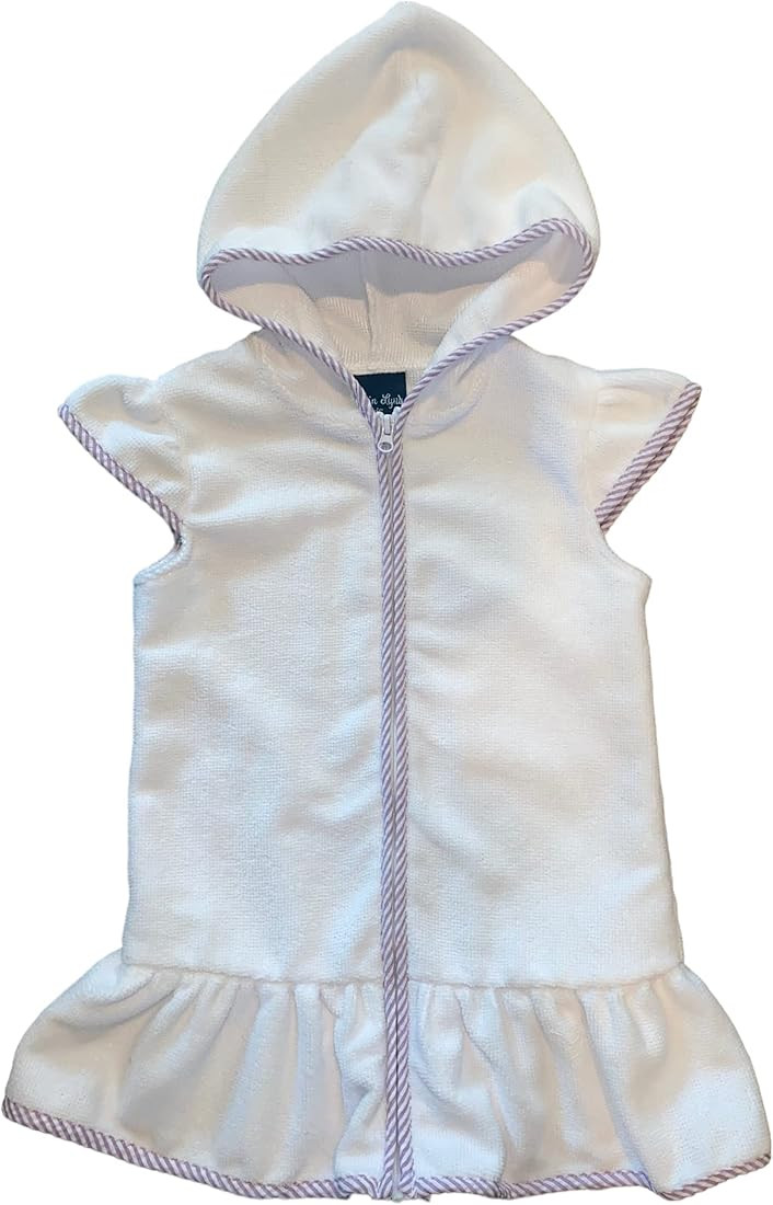 KRISTIN LYNN KIDS Girls Purple Terry Swimsuit Coverup– Bathing Suit Cover, Swimming Suit Coveru... | Amazon (US)