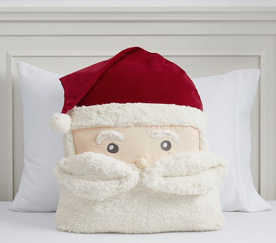 Shaped Santa Pillow | Pottery Barn Kids