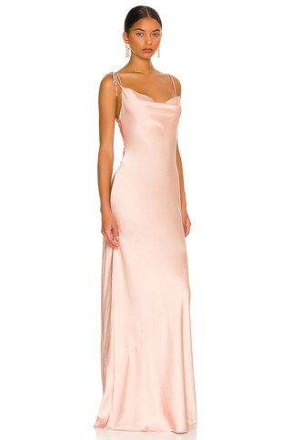 NBD Greer Gown in Champagne from Revolve.com | Revolve Clothing (Global)