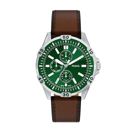 Fossil Men's Watch, Garrett Multifunction Stainless Steel Watch for Men | Amazon (US)