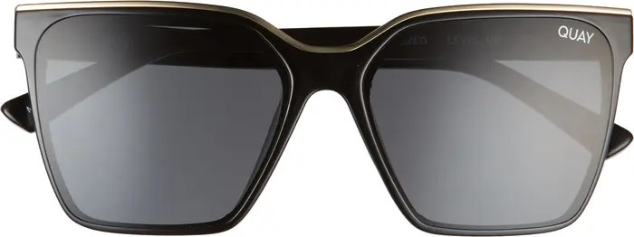 Quay Australia Level Up 56mm Polarized Square Sunglasses | Nordstrom | Nordstrom