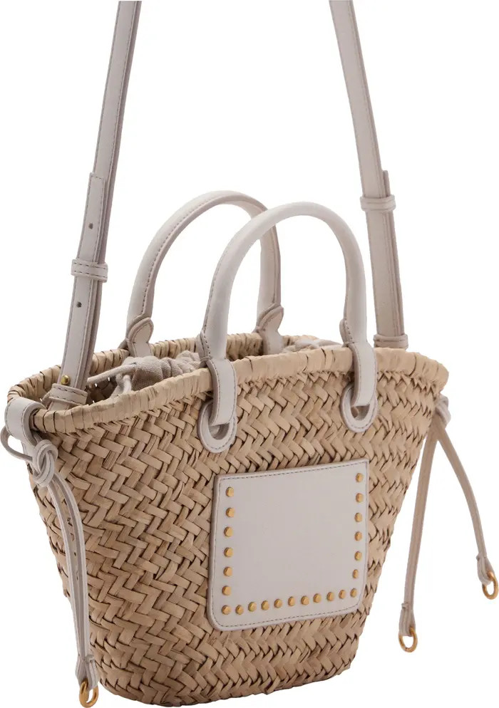 MANGO Small Double Handle Tote | Nordstrom | Nordstrom