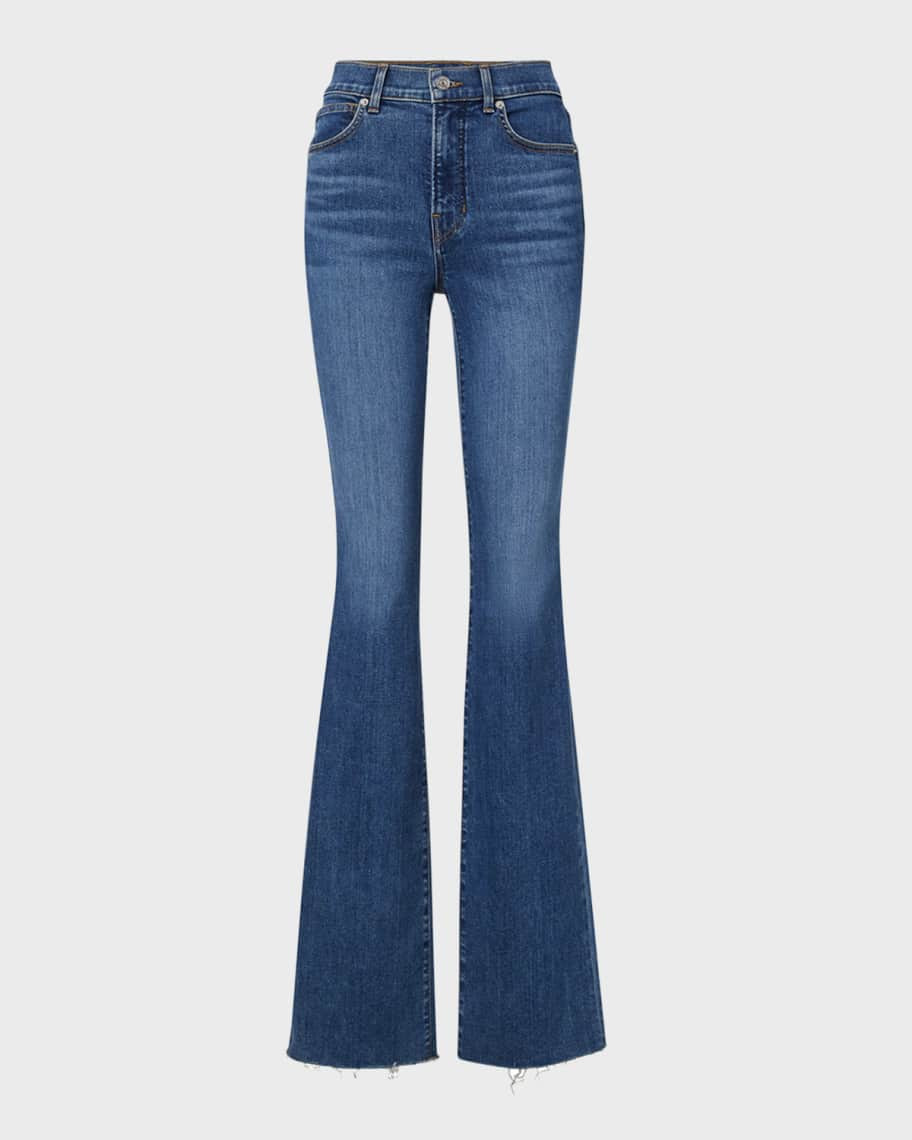 Cameron Bootcut Raw Hem Jeans | Neiman Marcus