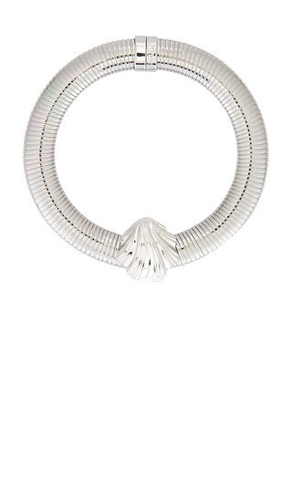 Julietta Ari Necklace in Metallic Silver. | Revolve Clothing (Global)