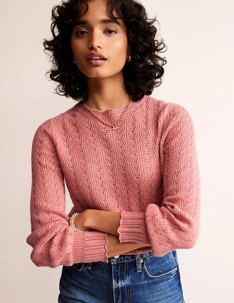 Pointelle Stitch Sweater | Boden (US)
