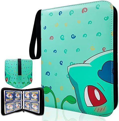 Fangulu 440 Pockets Binder for Pokemon Card with Sleeves Trading Games Collection 55Pcs Premium 4-Po | Amazon (US)