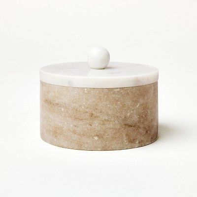 Round Marble Decorative Box - Threshold™ designed with Studio McGee | Target