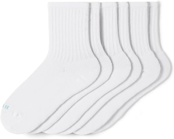 HUE Women's Air Cushion Crew Sock 3 Pair Pack | Amazon (US)