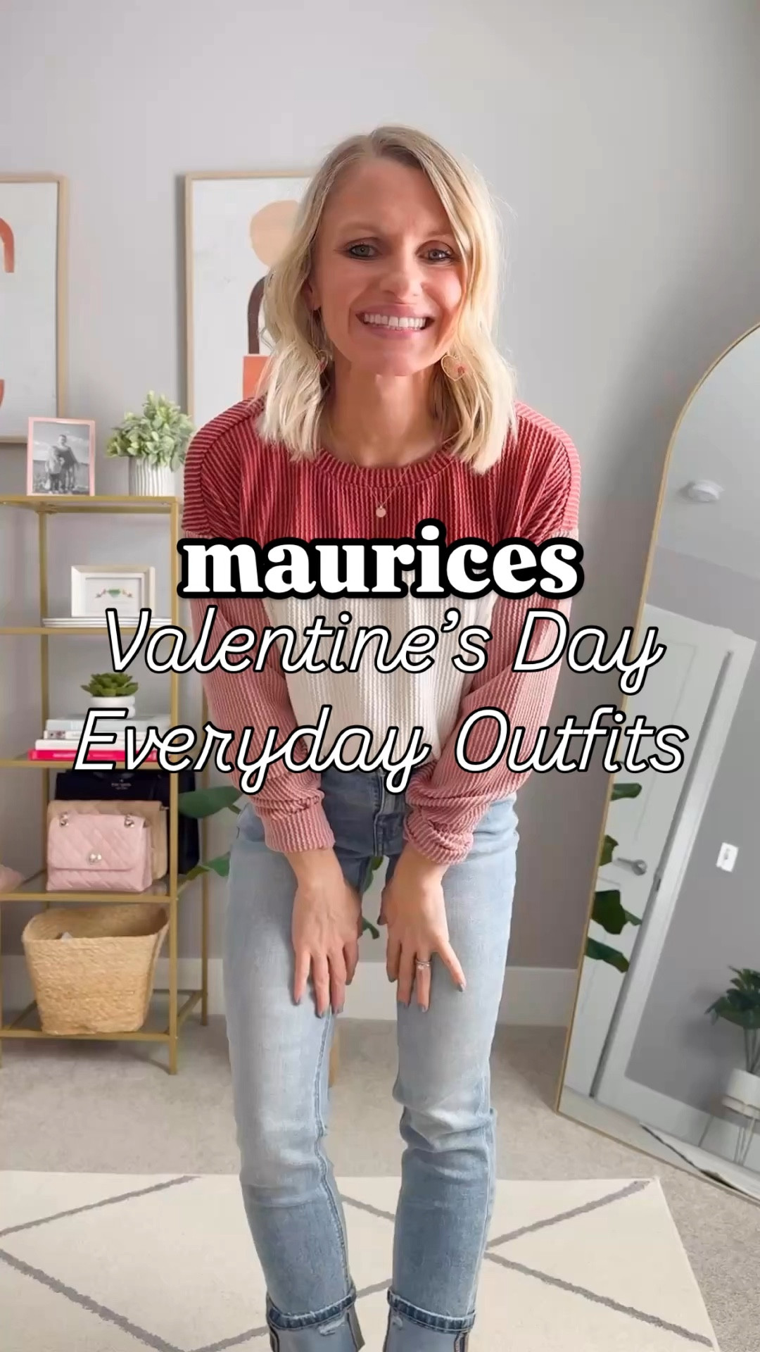 Valentine’s Day outfits to wear as your everyday mom outfits! 
Colorblock top- out of stock, but I linked a similar top. 
Light jeans- 0/short
1/2 zip tunic- xsmall
Almond jeans- 0/short
Sweatshirt- xsmalll

#LTKWatchNow #LTKFindsUnder50 #LTKStyleTip