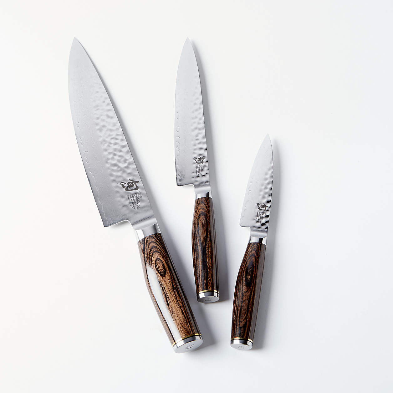Shun Premier 3-Piece Starter Set + Reviews | Crate & Barrel | Crate & Barrel