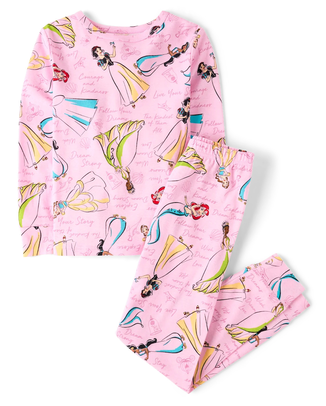 Girls Disney™ Princess Snug Fit Cotton Pajamas - multi | The Children's Place
