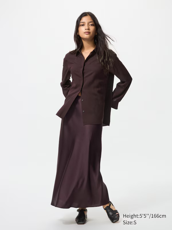 Satin Skirt | UNIQLO (UK)
