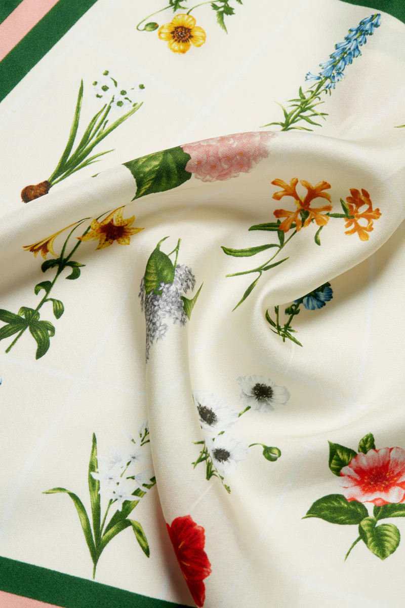 Blue Blooming Botanical Scarf | Tuckernuck (US)