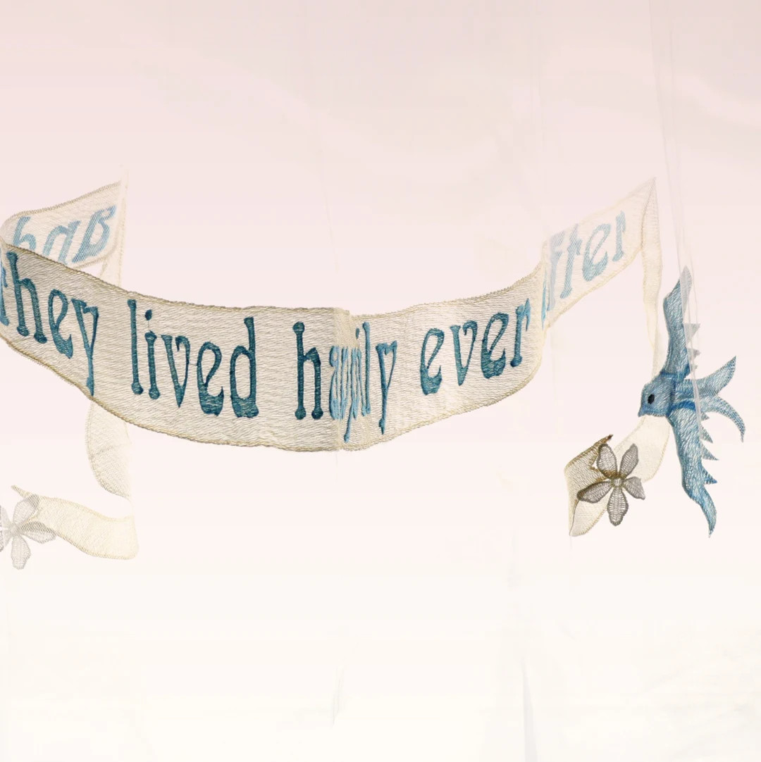 Happily Ever After White Tulle Bridal Veil - Etsy | Etsy (US)