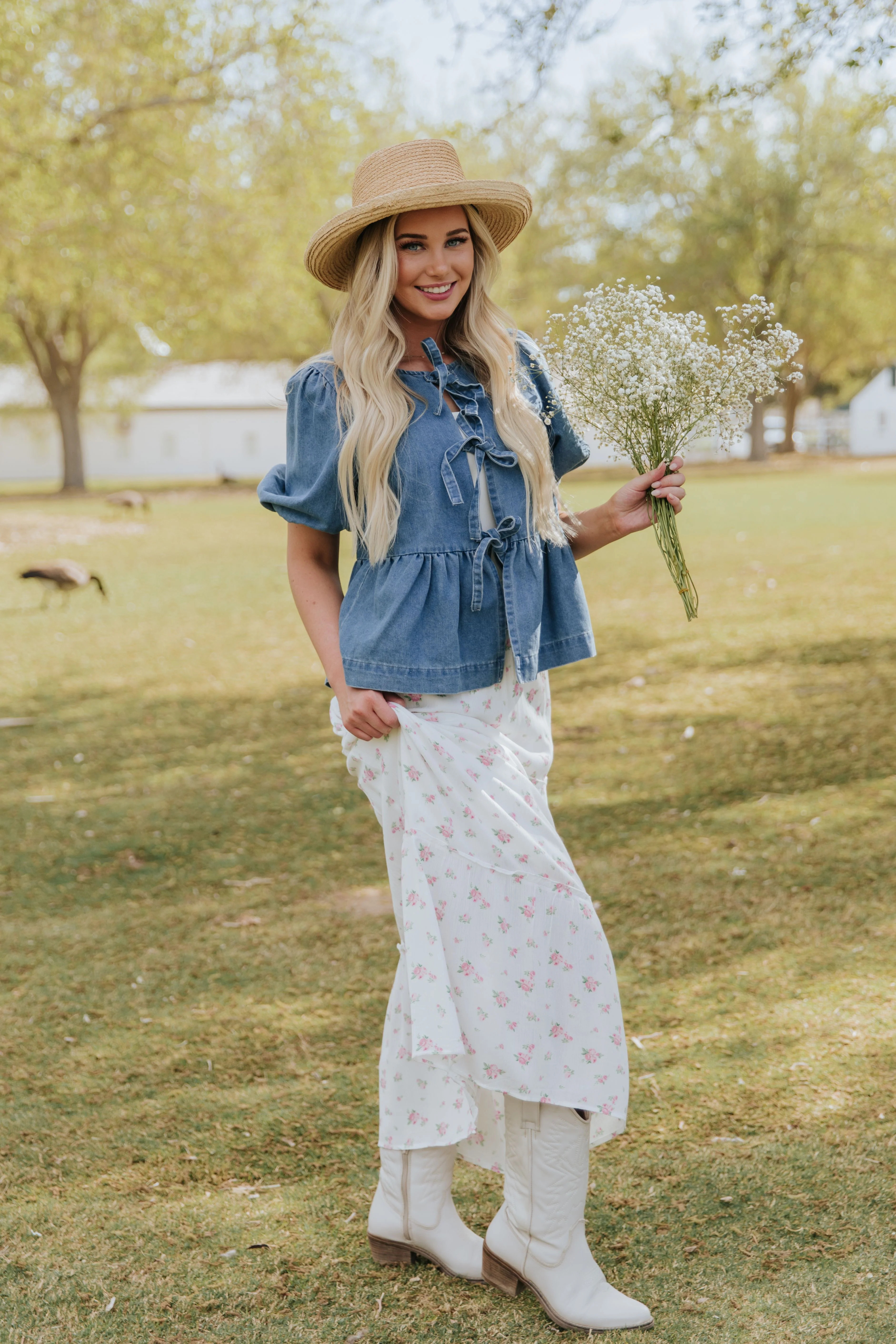 THE MILA FLORAL MAXI SKIRT IN PINK | Pink Desert