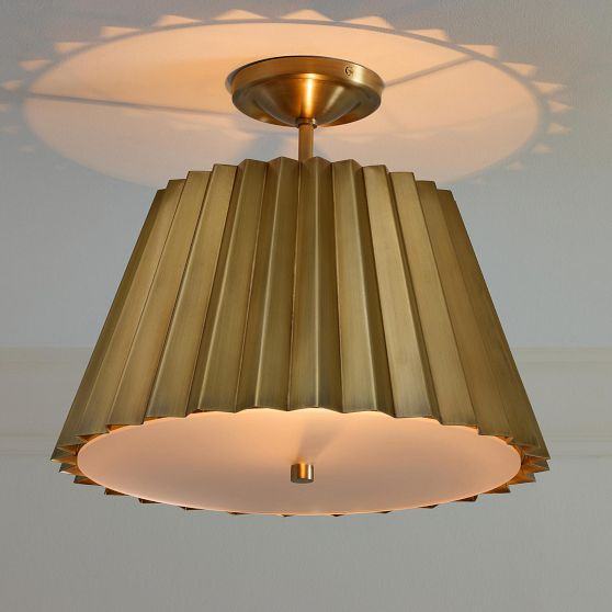 Chris Loves Julia Semi Flush Mount (16") | Pottery Barn Teen