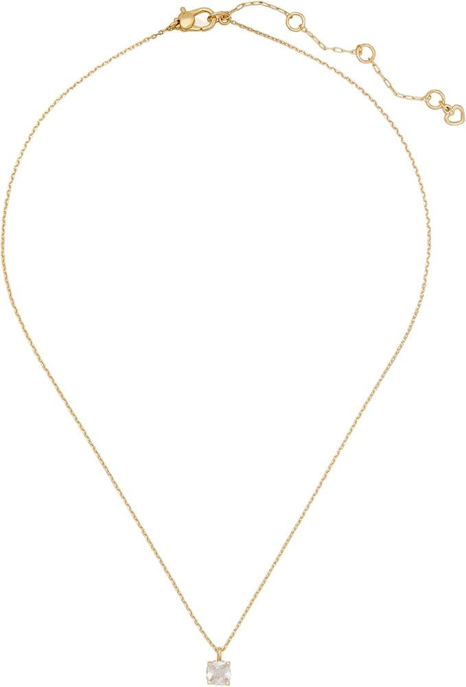 Kate Spade New York Little Luxuries 6mm Square Pendant | Amazon (US)