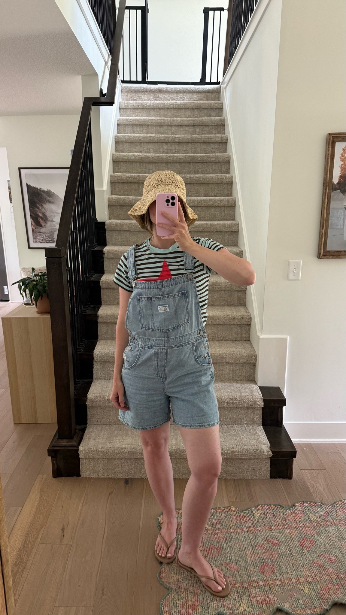wearing a medium in stripe tee (sized up) and small in overalls! 

Summer outfit

#LTKootd #LTKmomlife