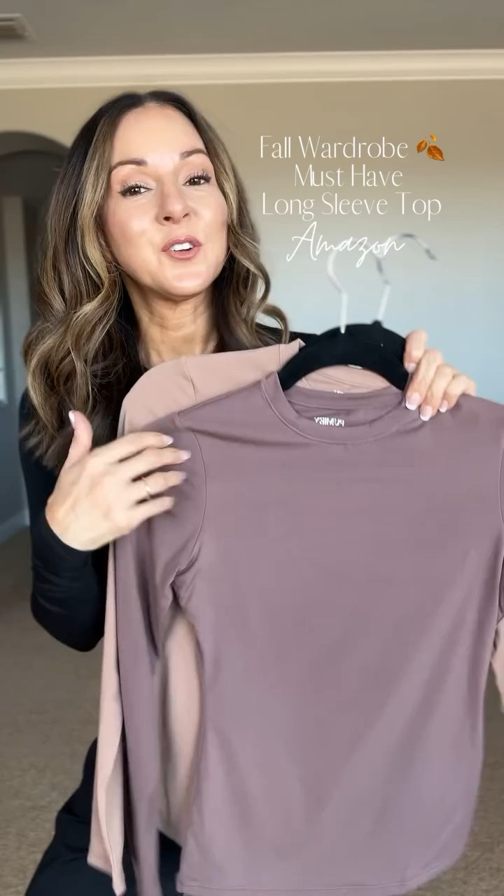 These fall outfits are so cute!

Long sleeve crew neck slim fit buttery soft tees perfect for everyday, work, teacher, athleisure, layering or on their own. Size XS in black, taffy , marsala.  jogger XS black, trousers XS short black, plaid flannel small light brown, belts, puffer bag, black mules (go up a 1/2 size), blazer XXS, shoes go up  1/2 size, linking similar jeans I always wear a 0 short in this brand

fall outfit longsleeve  wide leg pants  belts  fashion  fall fashion  EverydayHolly 

#LTKVideo #LTKStyleTip