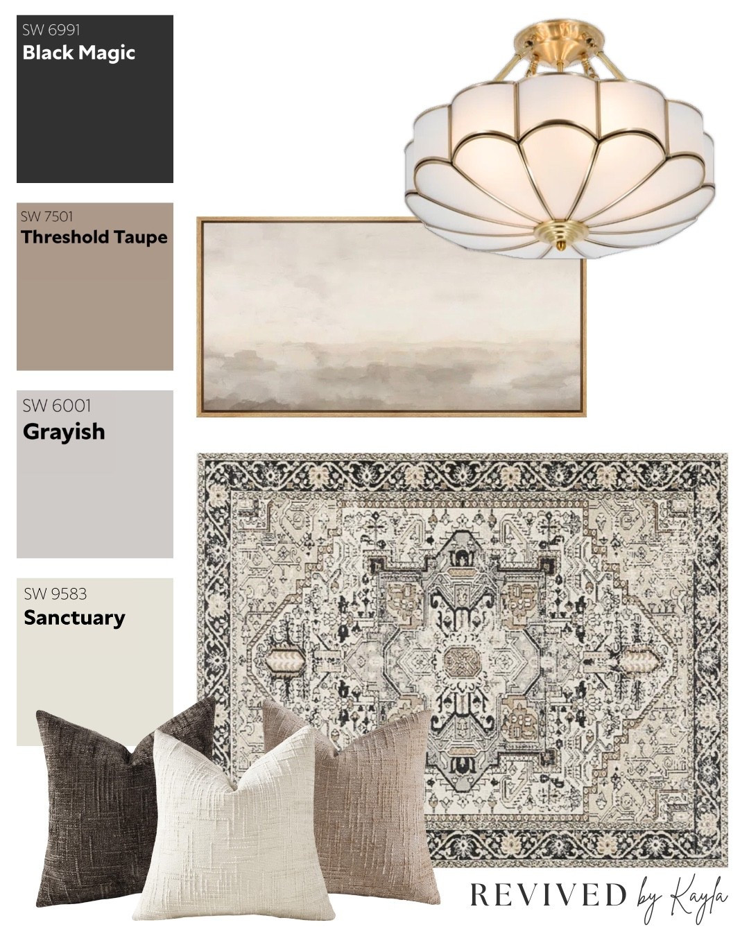 Black, taupe, and grey neutral modern room design mood board ✨

#home #homedesign #homedecor #interiordesign #livingroom #bedroom #modern #modernhome #inspo #blackandbrown #neutral #nautralhome #sherwinwilliams #wayfair #amazon #paintcolors 

#LTKHome