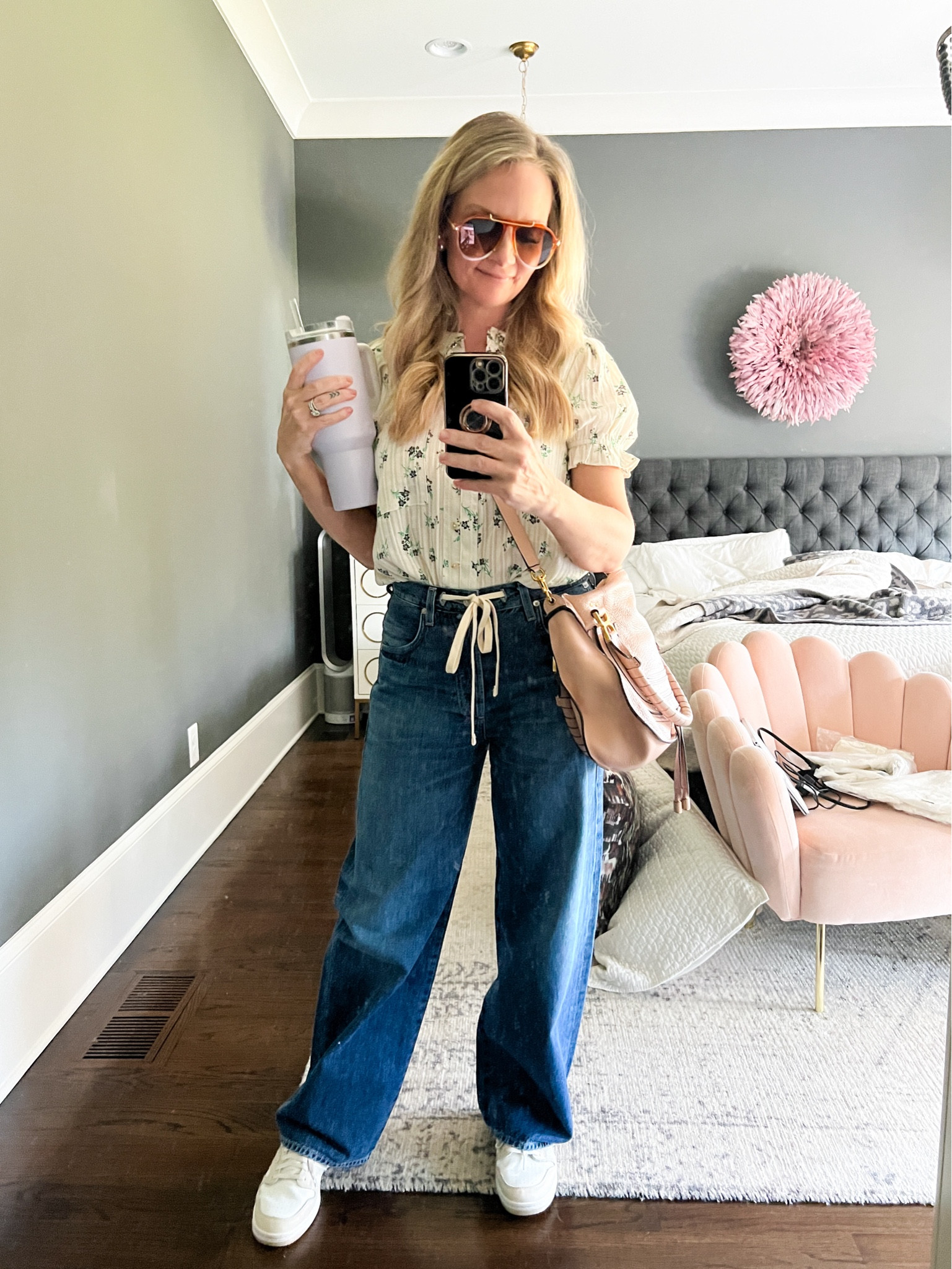New favorite jeans + perfect spring blouse 

#LTKover40 #LTKstyletip #LTKSeasonal