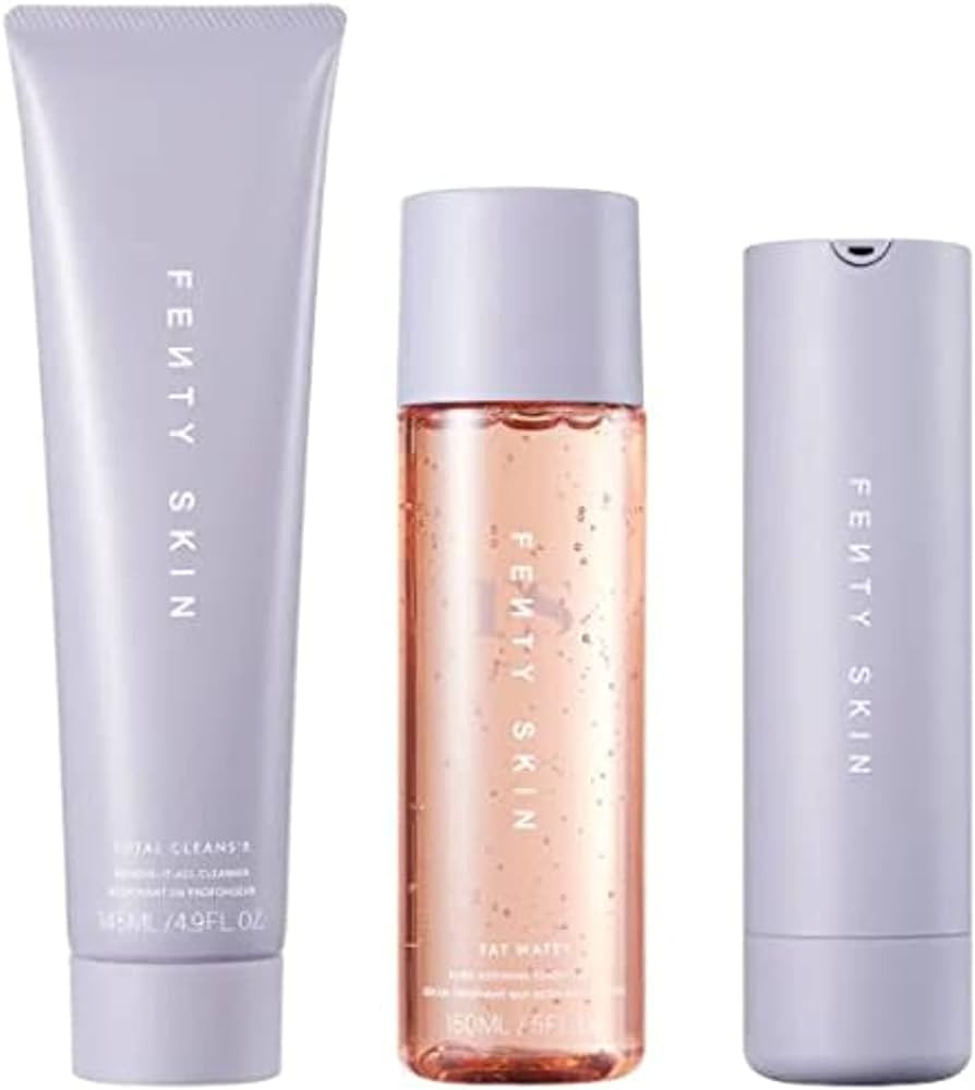 Fenty Skin Full-Size Start'r Set Includes Full Sized Total Cleans'r, Fat Water and Hydra Vizor | Amazon (US)