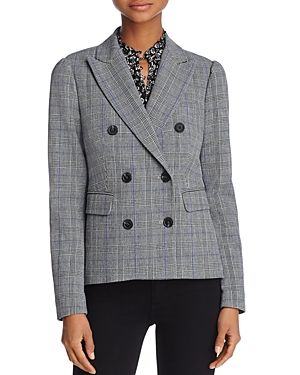 Rebecca Taylor Mod Checked Double-Breasted Blazer | Bloomingdale's (US)