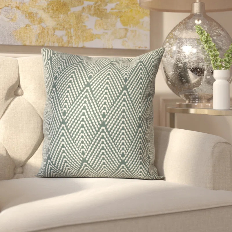 Kira Geometric Indoor/Outdoor Throw Pillow | Wayfair North America