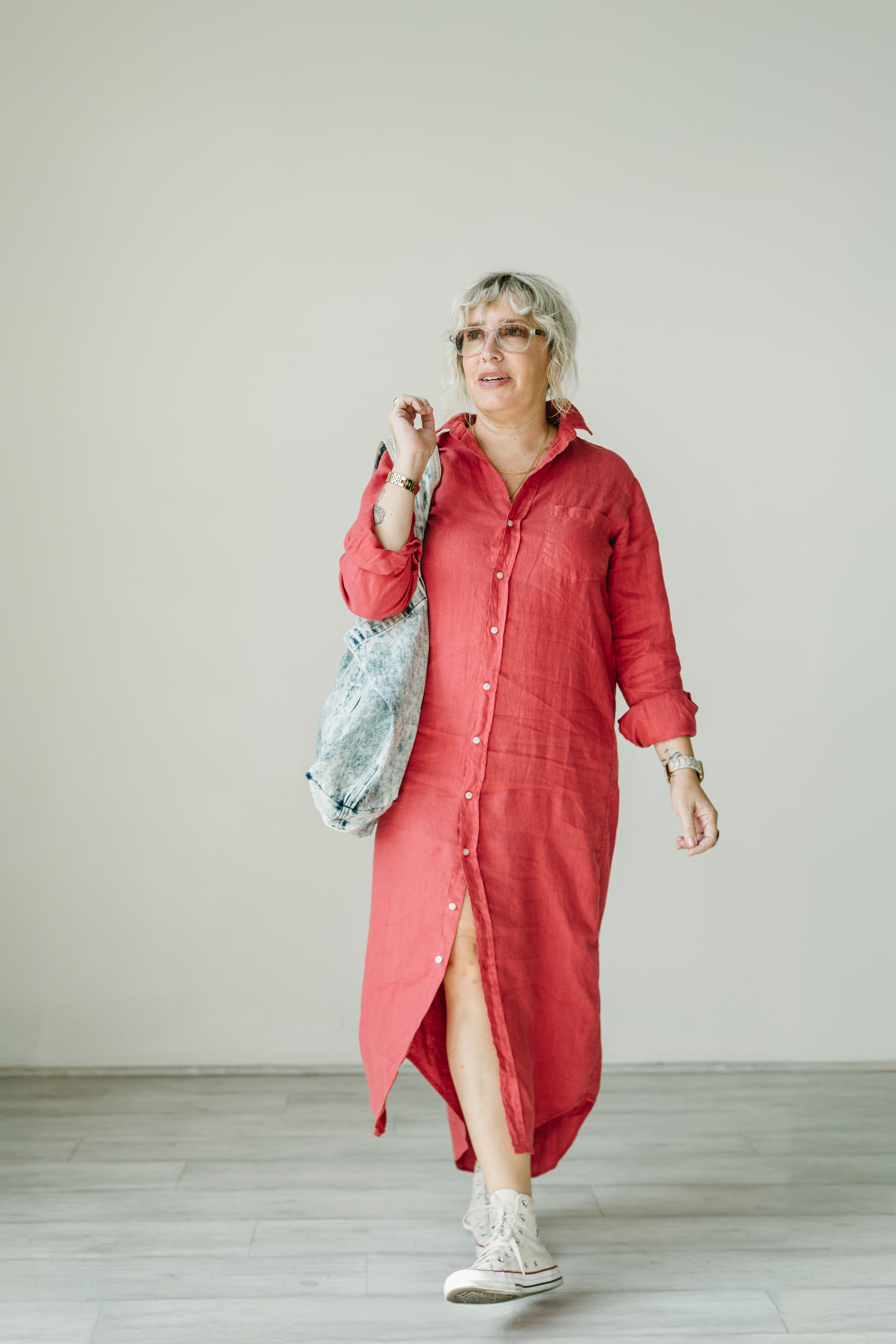 I’m continually impressed with @frankandeileen - the fabrics are incredible and they become pieces you want to wear over and over. I’ve been wearing these during this hot summer, but they’ll carry me through early fall, too. Perfectly balanced and easy to wear with everything. #FrankandEileenPartner #WearLoveRepeat 

 #LTKOver40