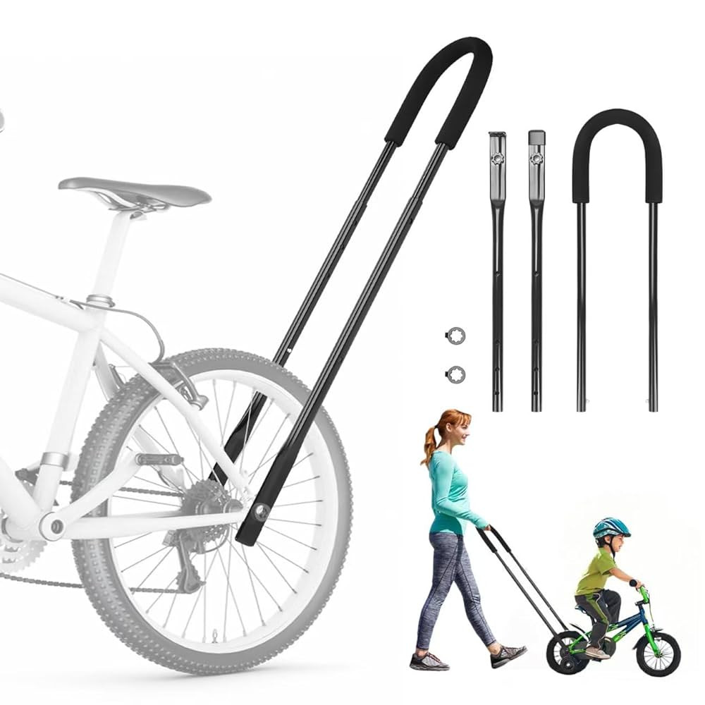 Upgrade Bike Training Handle - Extended 27"-33" Multi-Position Adjustable Children Bike Trainer B... | Amazon (US)
