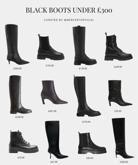 Leather boots under £300