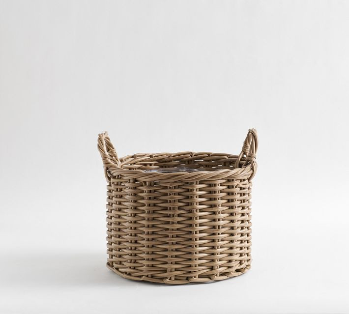 All Weather Woven Planters | Pottery Barn (US)